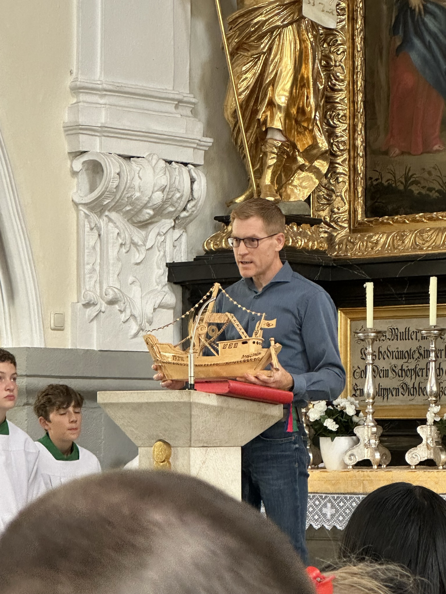 Gäste aus Brasilien kammen zum Auftakt unseres Vereins mit Gottesdienst und Begegnung