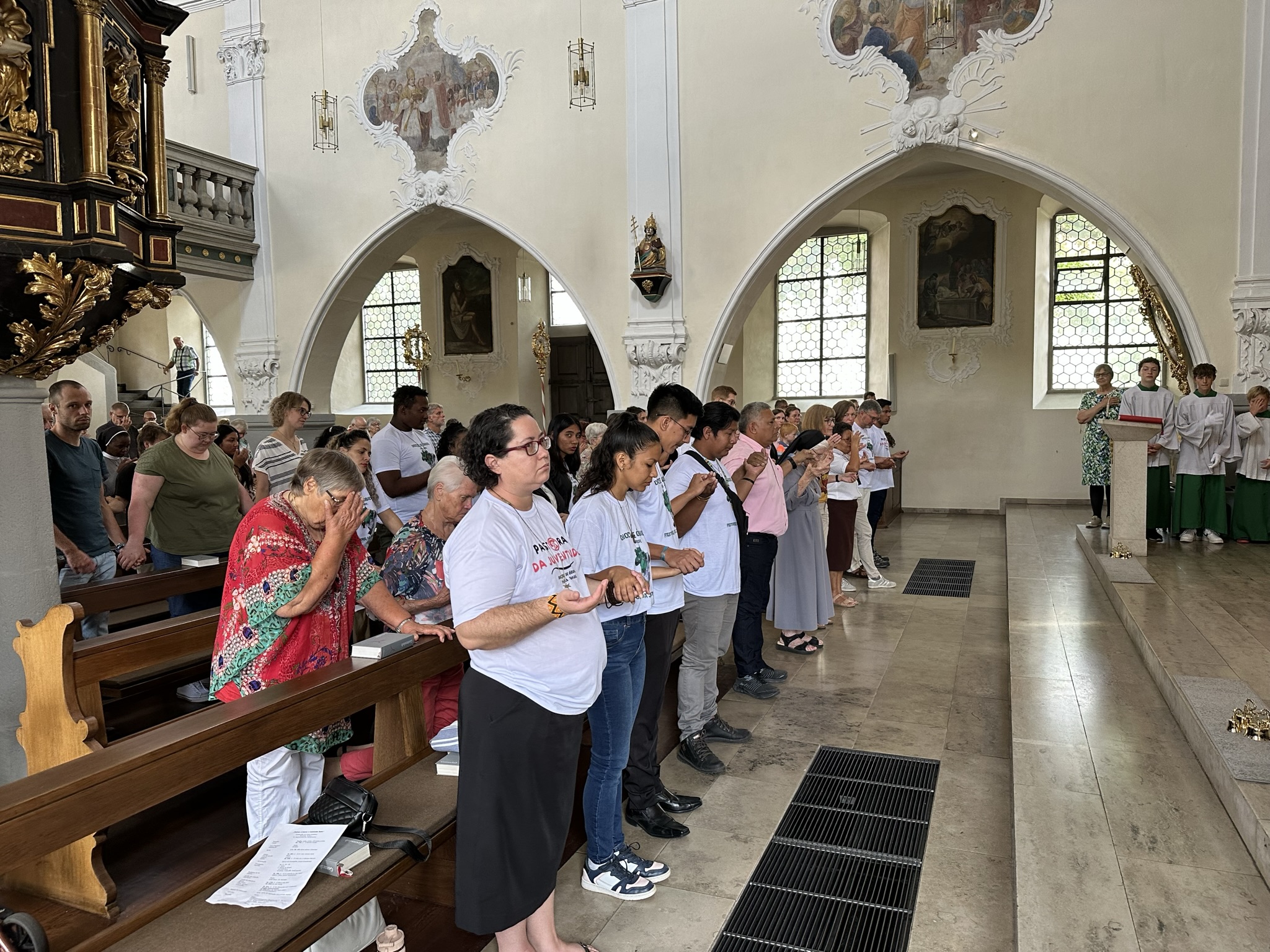 Gäste aus Brasilien kammen zum Auftakt unseres Vereins mit Gottesdienst und Begegnung