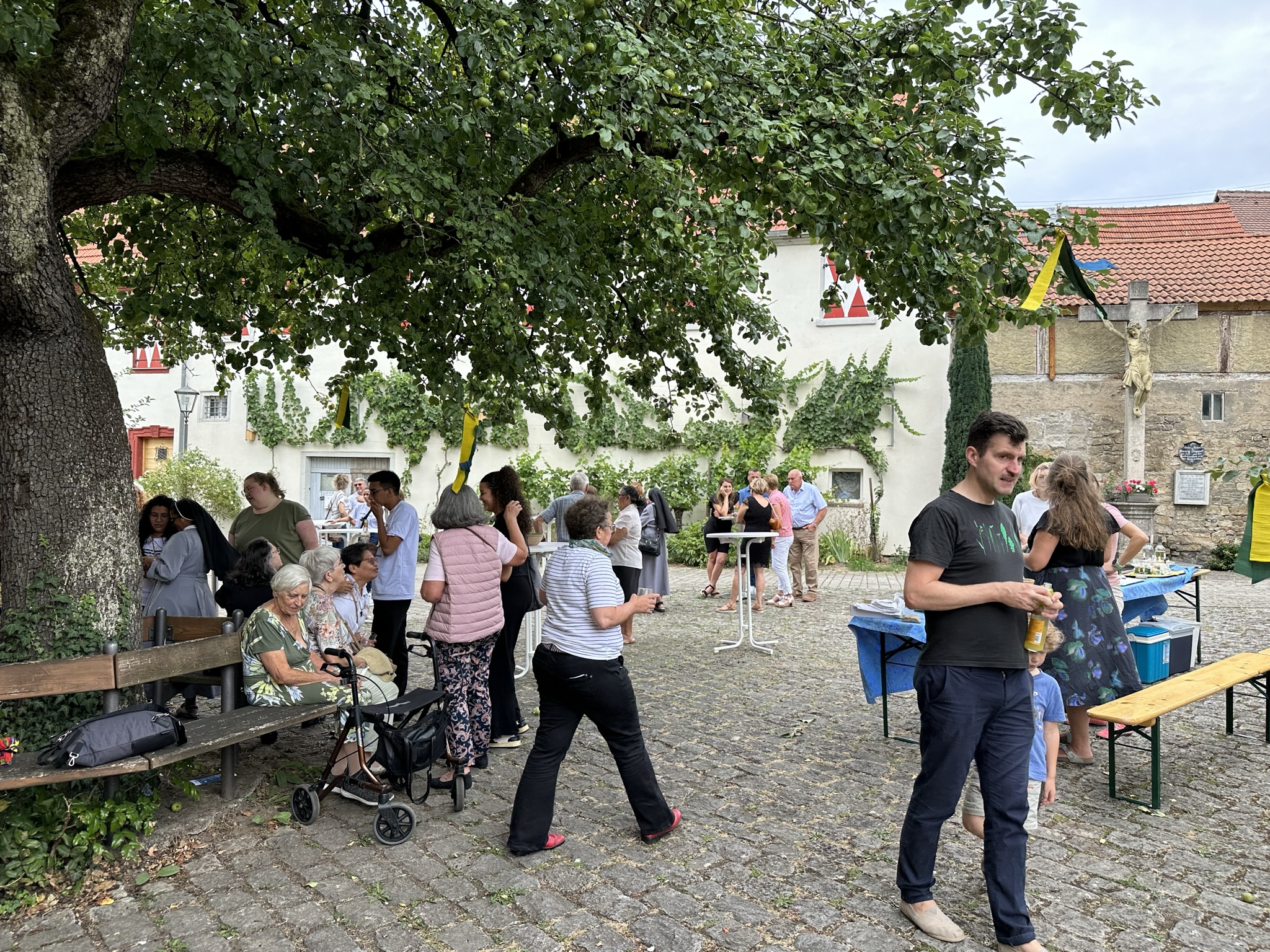 Gäste aus Brasilien kammen zum Auftakt unseres Vereins mit Gottesdienst und Begegnung