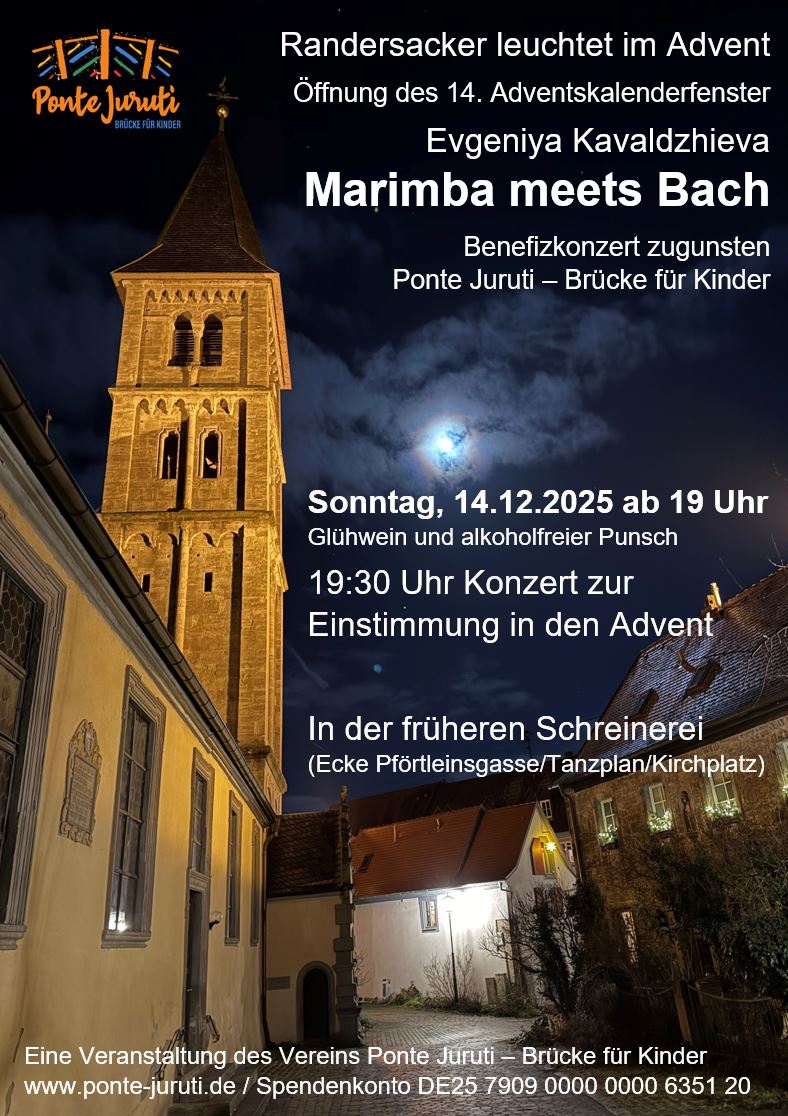 Einstimmung in den Advent „Marimba meets Bach